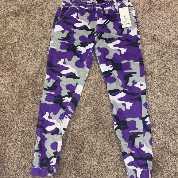Kreamy purple camo jogger pants - Picture 3 of 8